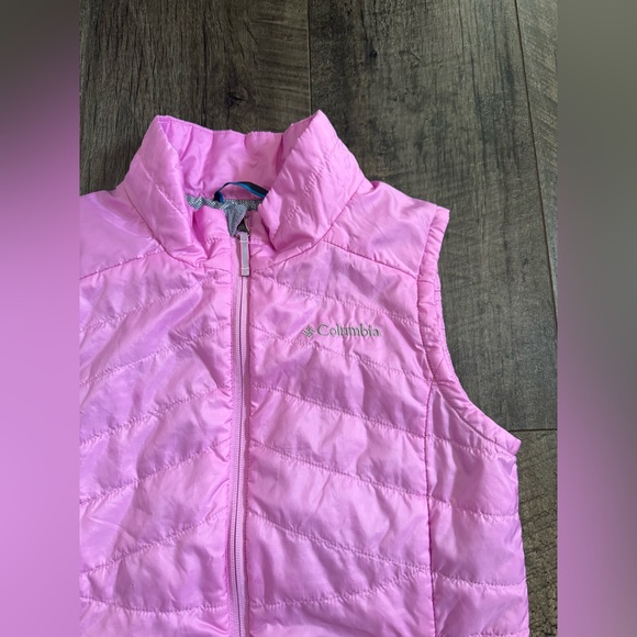 Girls Columbia Pink Vest Omni Heat M - Picture 3 of 7